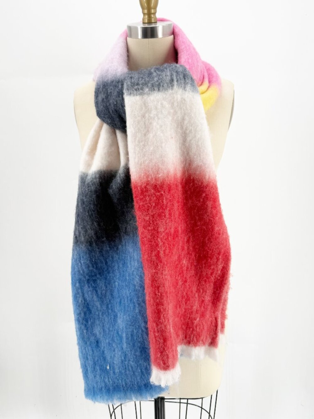 GAP Brush Colorful Chunky Oversized Scarf O/S - Picture 10 of 10